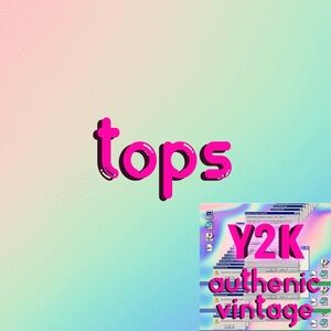 Y2K Authentic Vintage Tops